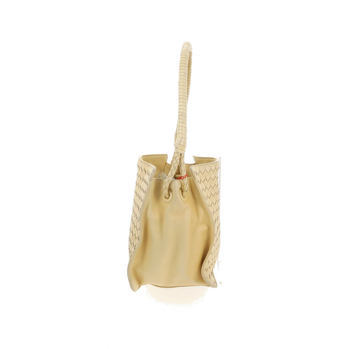 Bottega veneta Shoulder Bag in White Leather