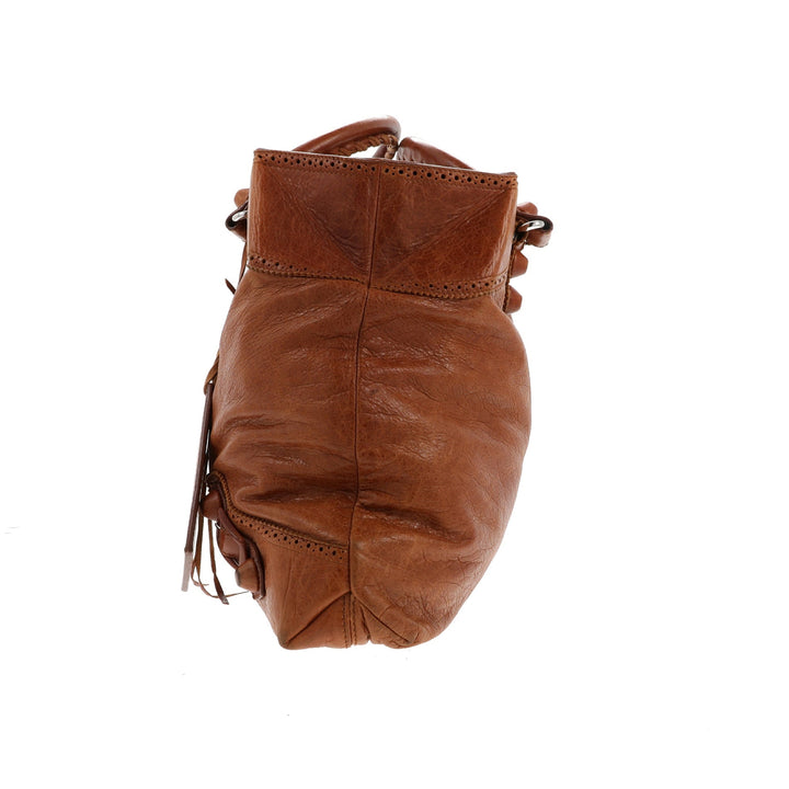 Top Quality Balenciaga Handbag in Brown Leather
