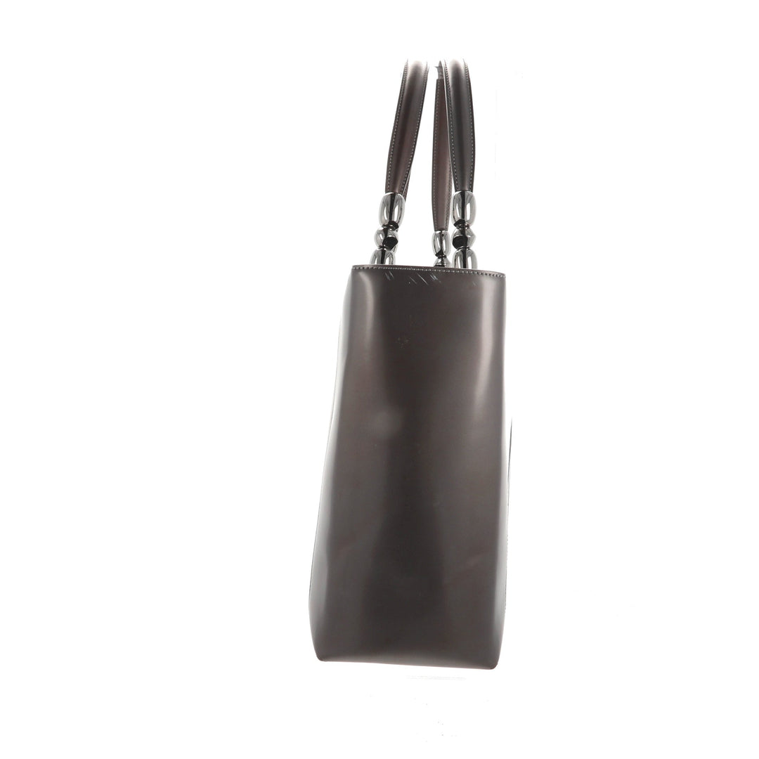 CHRISTIAN Top quality Dior Handbag in Brown Leather