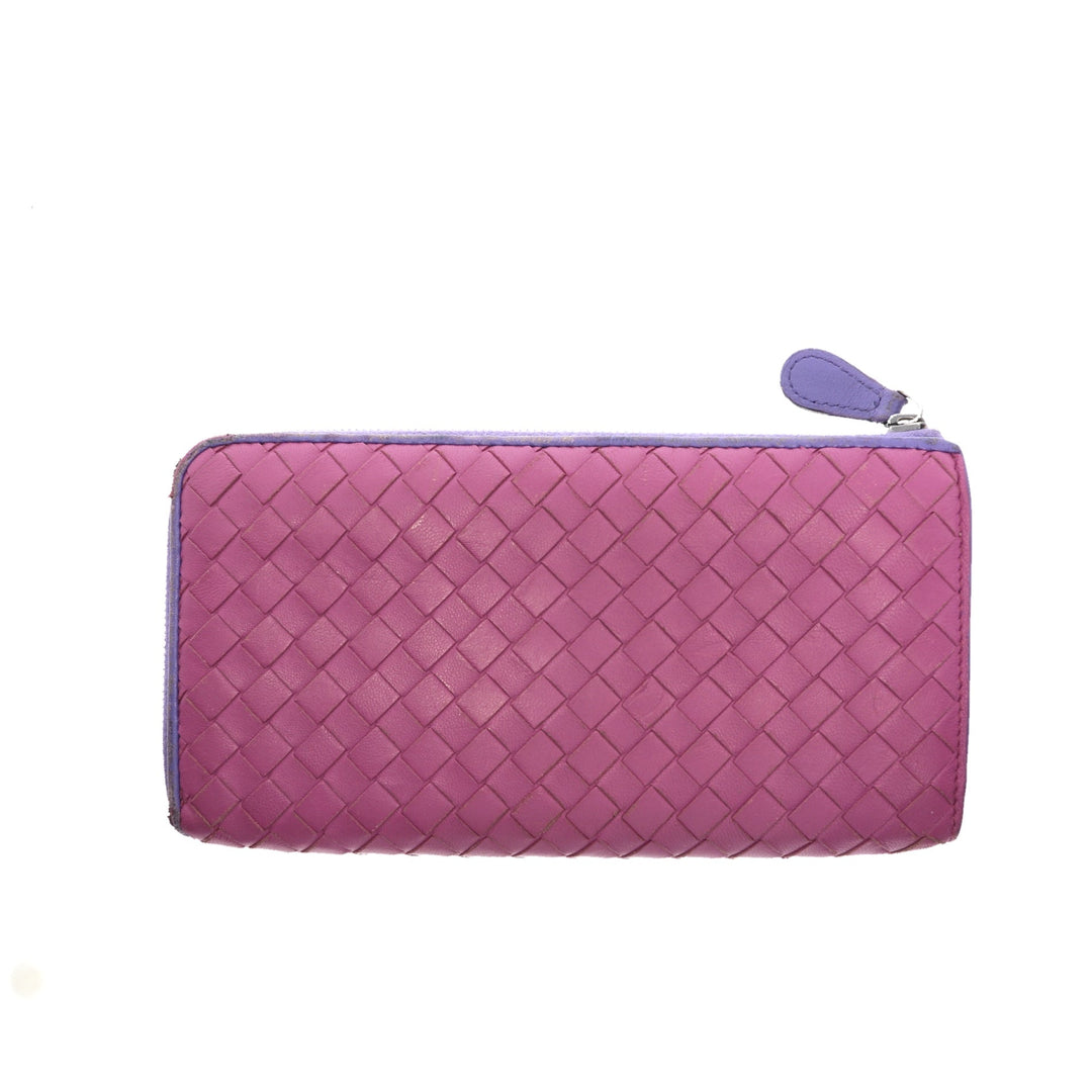 Bottega veneta Wallet in Purple Leather