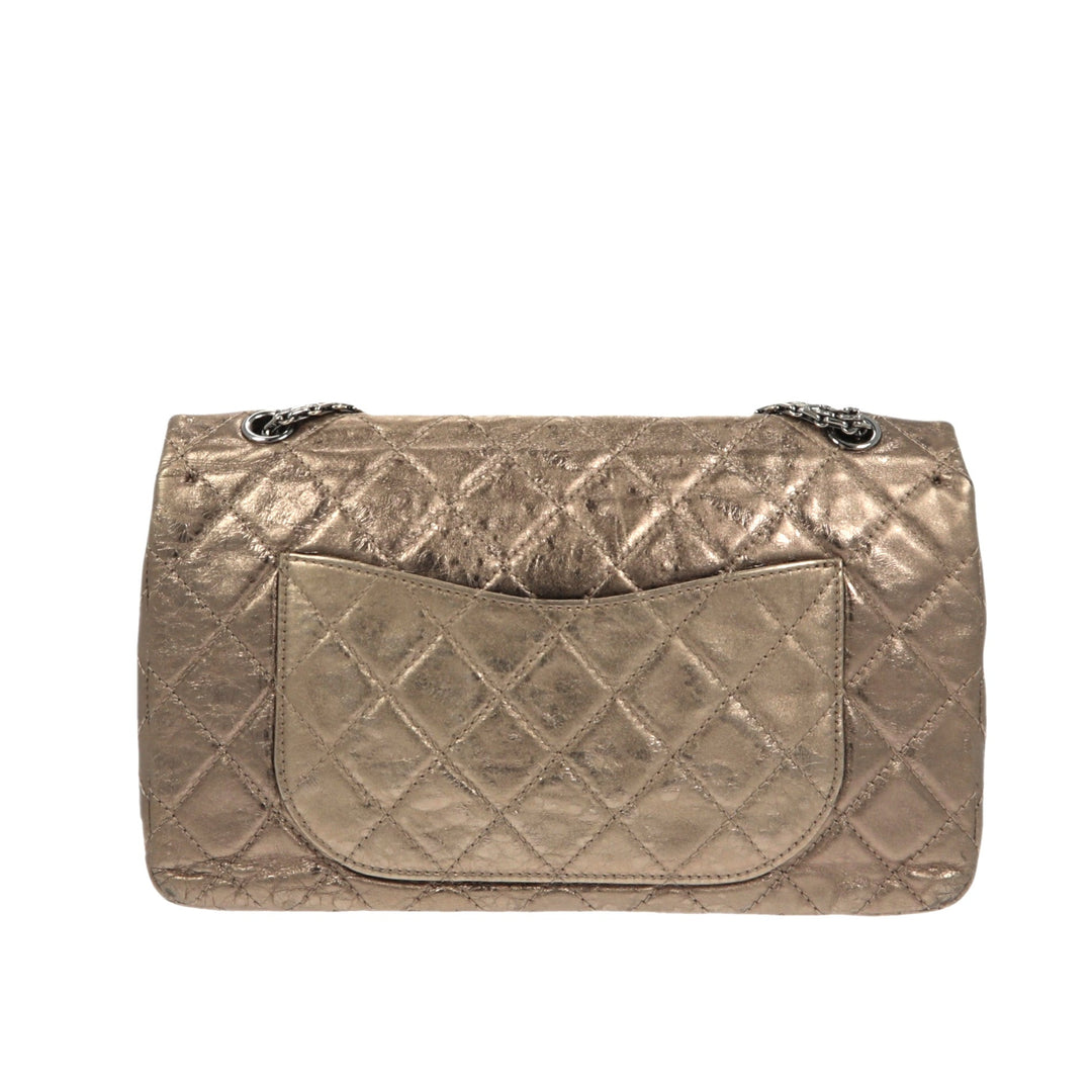 Chanel 2.55 Shoulder Bag in Metallic Leather