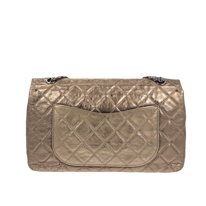 Chanel 2.55 Shoulder Bag in Metallic Leather