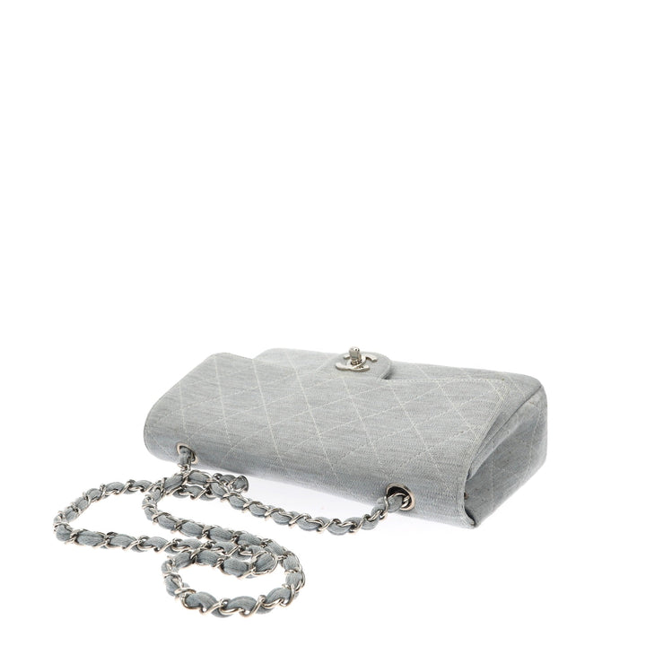 Chanel Timeless/Classique Shoulder Bag in Blue Denim/Jeans