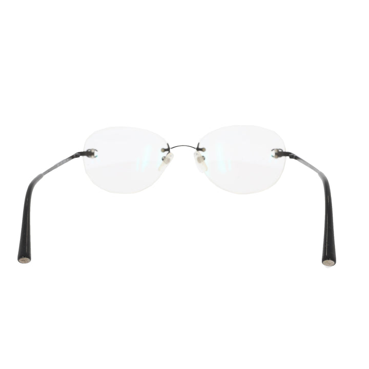Chanel Glasses in Black Metal