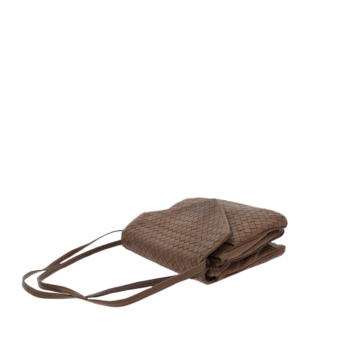 Bottega veneta Shoulder Bag in Brown Leather