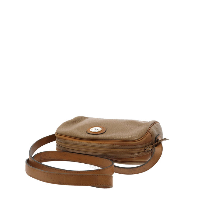 CHRISTIAN Top quality Dior Crossbody Bag in Brown Leather