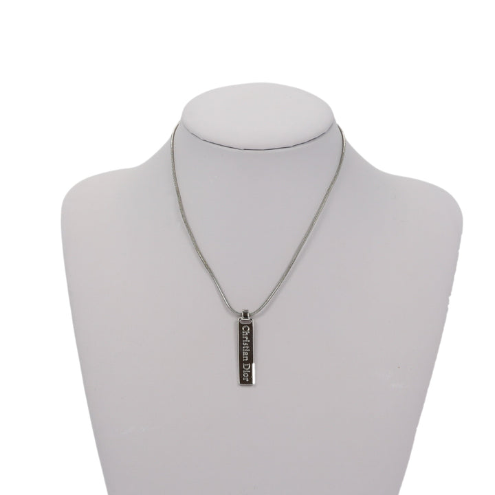 CHRISTIAN Top quality Dior Necklace in Silver Metal