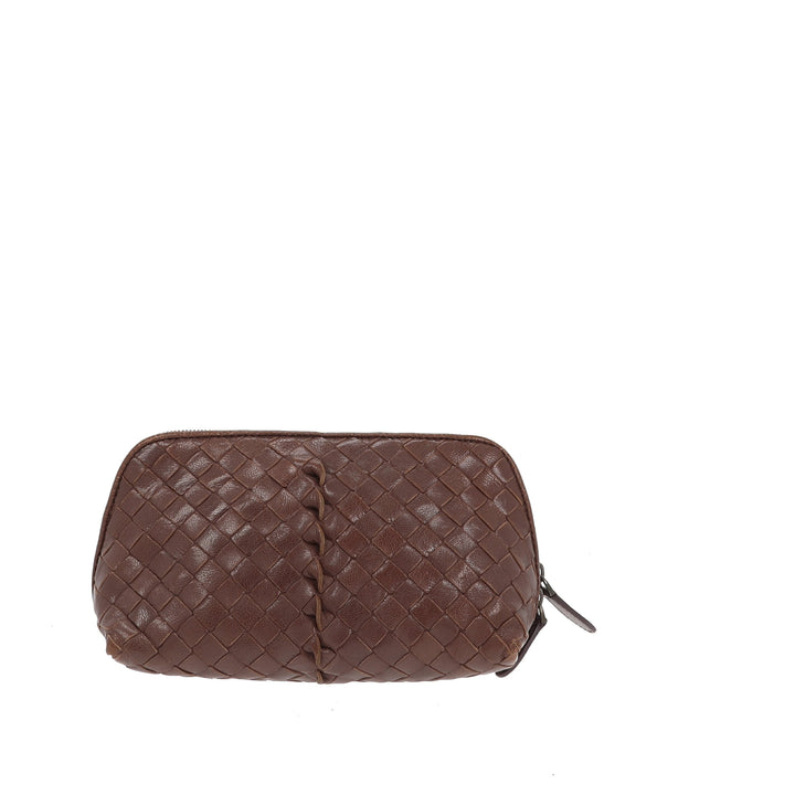 Bottega veneta little pouch in Brown Leather