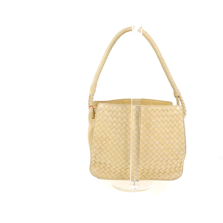 Bottega veneta Shoulder Bag in White Leather