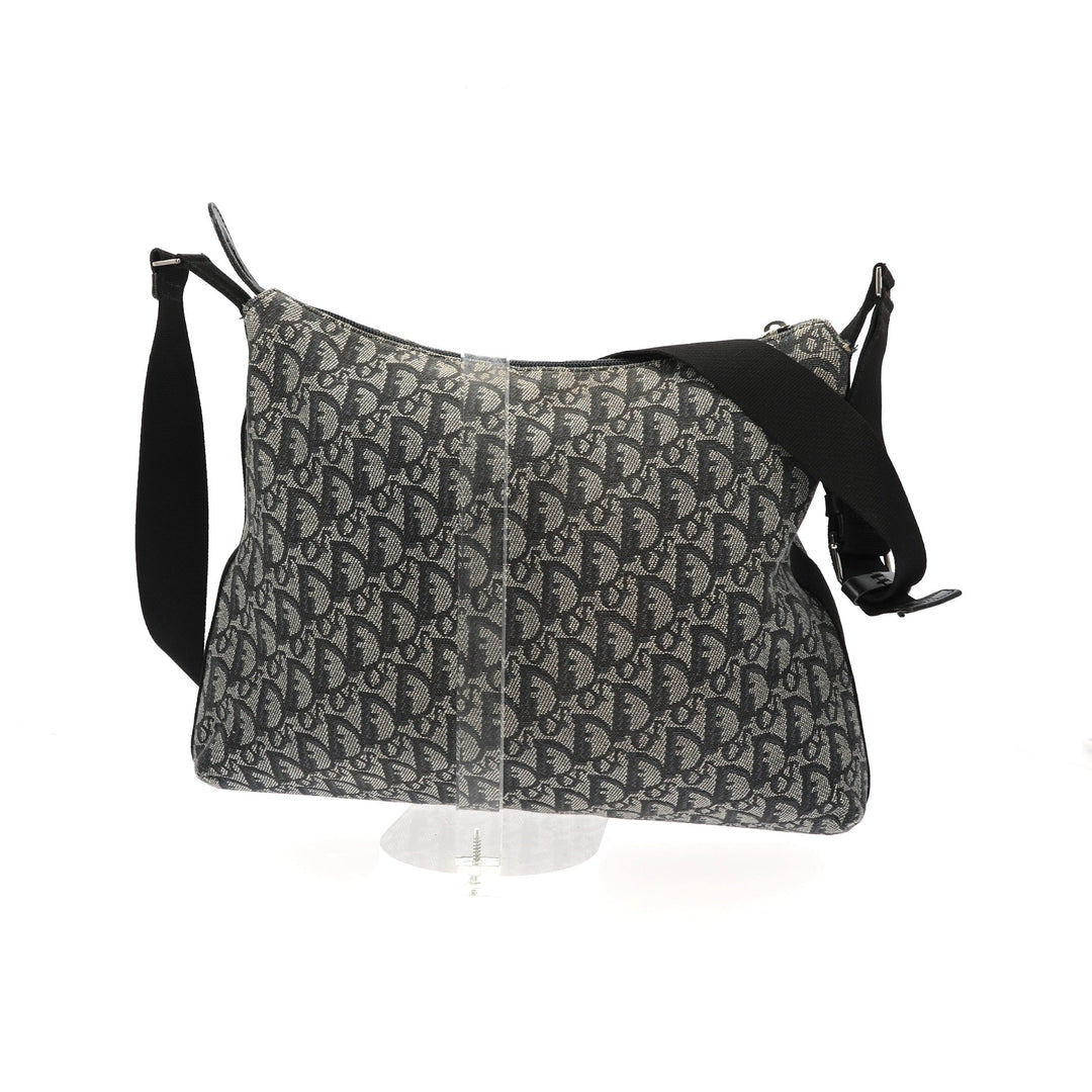 CHRISTIAN Top quality Dior Crossbody Bag in Blue Fabric