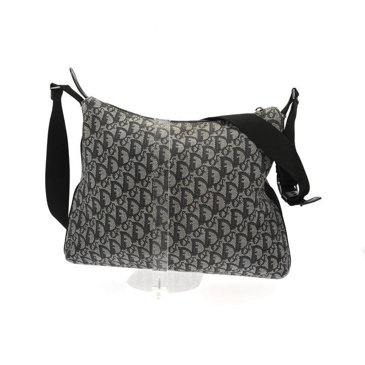 CHRISTIAN Top quality Dior Crossbody Bag in Blue Fabric