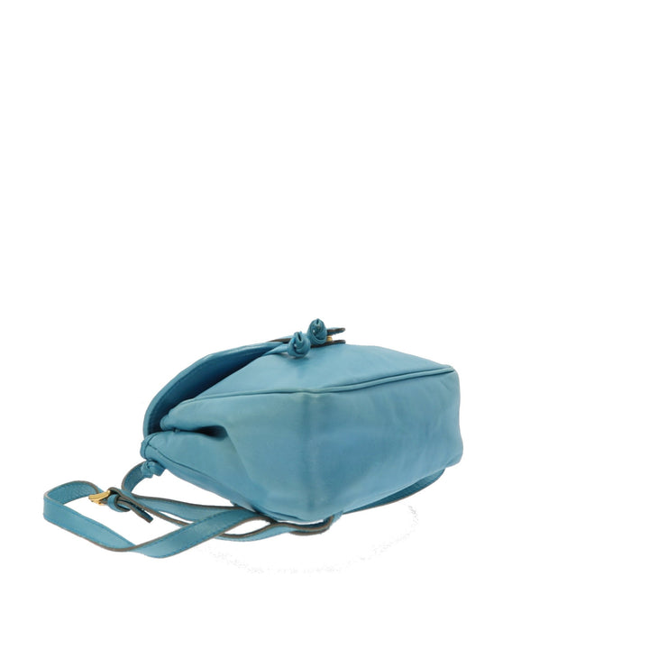 Top Quality Bottega Veneta Backpack in Blue Leather