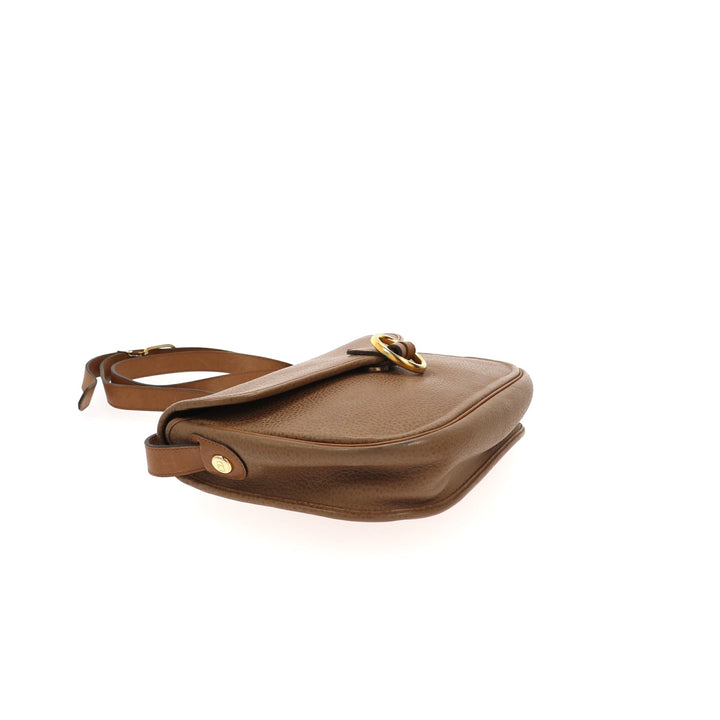 CHRISTIAN Top quality Dior Crossbody Bag in Brown Leather