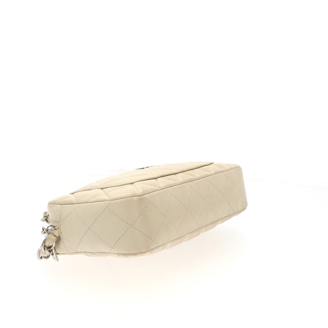 Top Quality Chanel Camera Shoulder Bag in Beige Leather