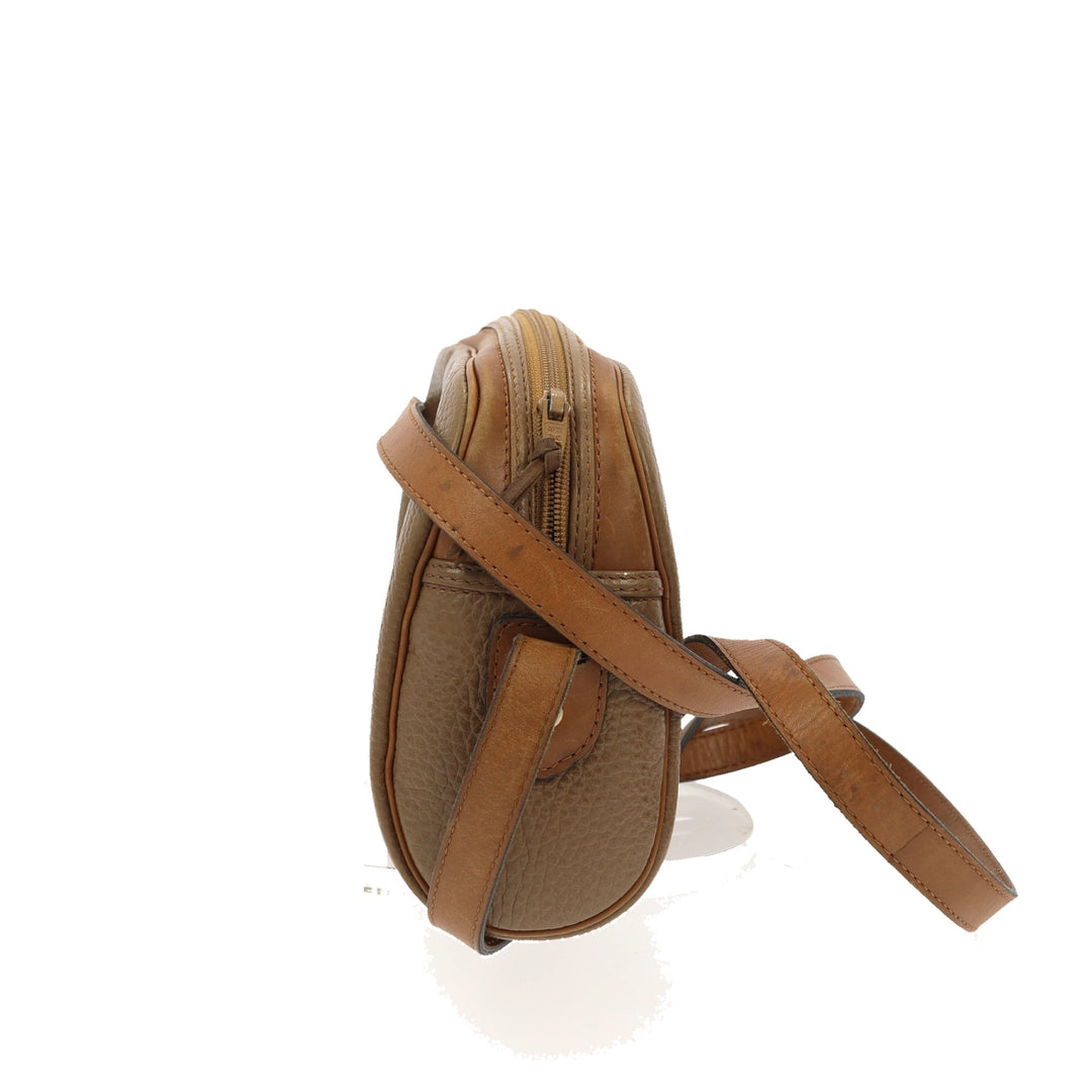 CHRISTIAN Top quality Dior Crossbody Bag in Brown Leather