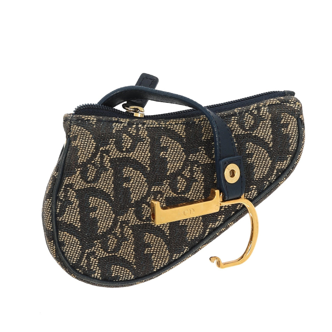 CHRISTIAN Top quality Dior Little pouch in Blue Fabric