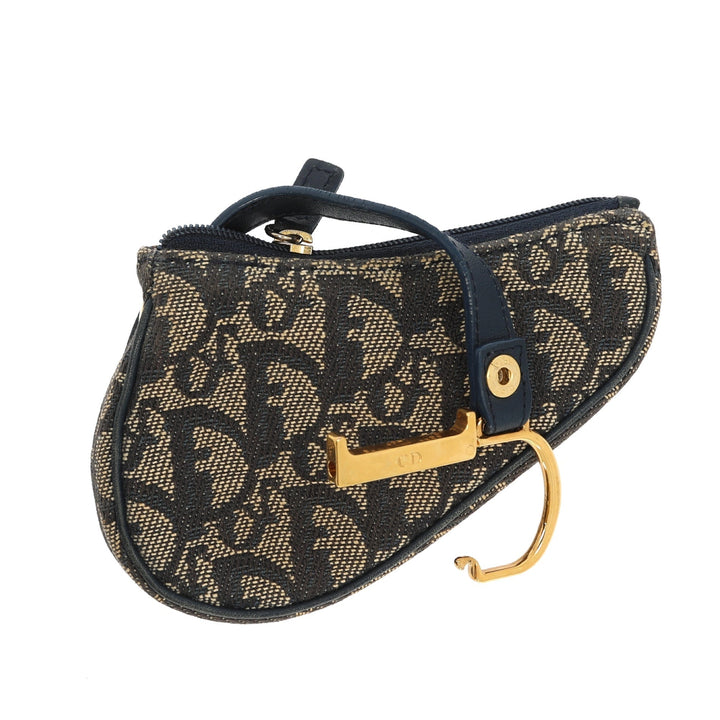 CHRISTIAN Top quality Dior Little pouch in Blue Fabric