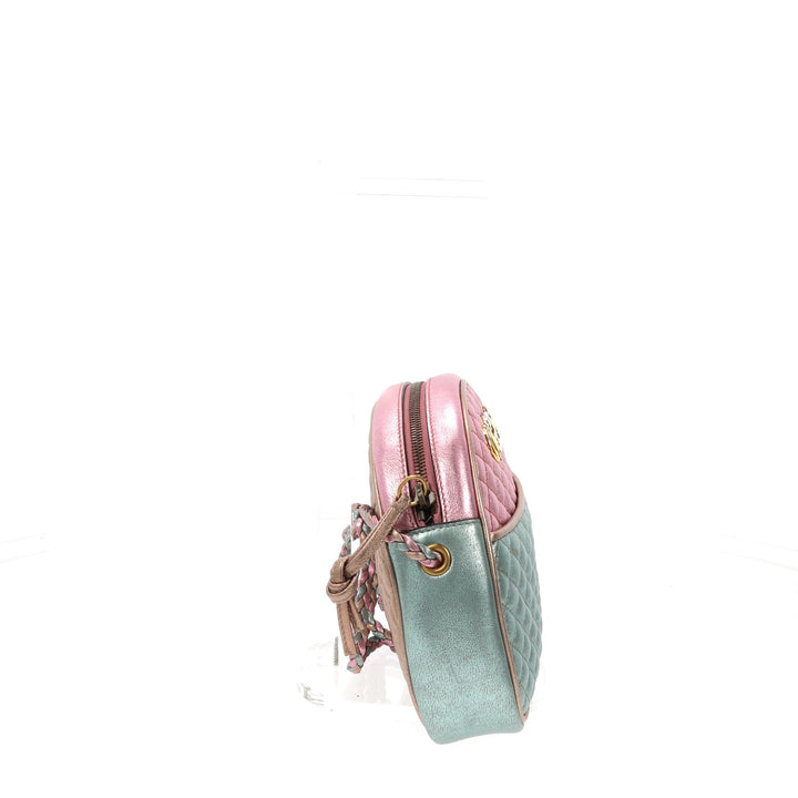 GUCCI Crossbody Bag in Metallic Leather