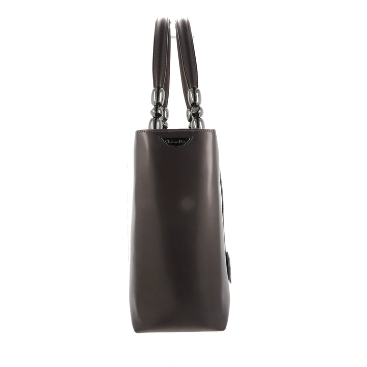 CHRISTIAN Top quality Dior Handbag in Brown Leather