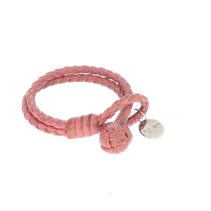 Bottega veneta Nodini Bracelet in Pink Leather