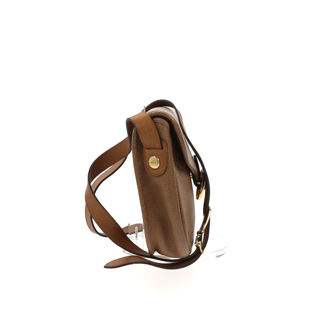CHRISTIAN Top quality Dior Crossbody Bag in Brown Leather
