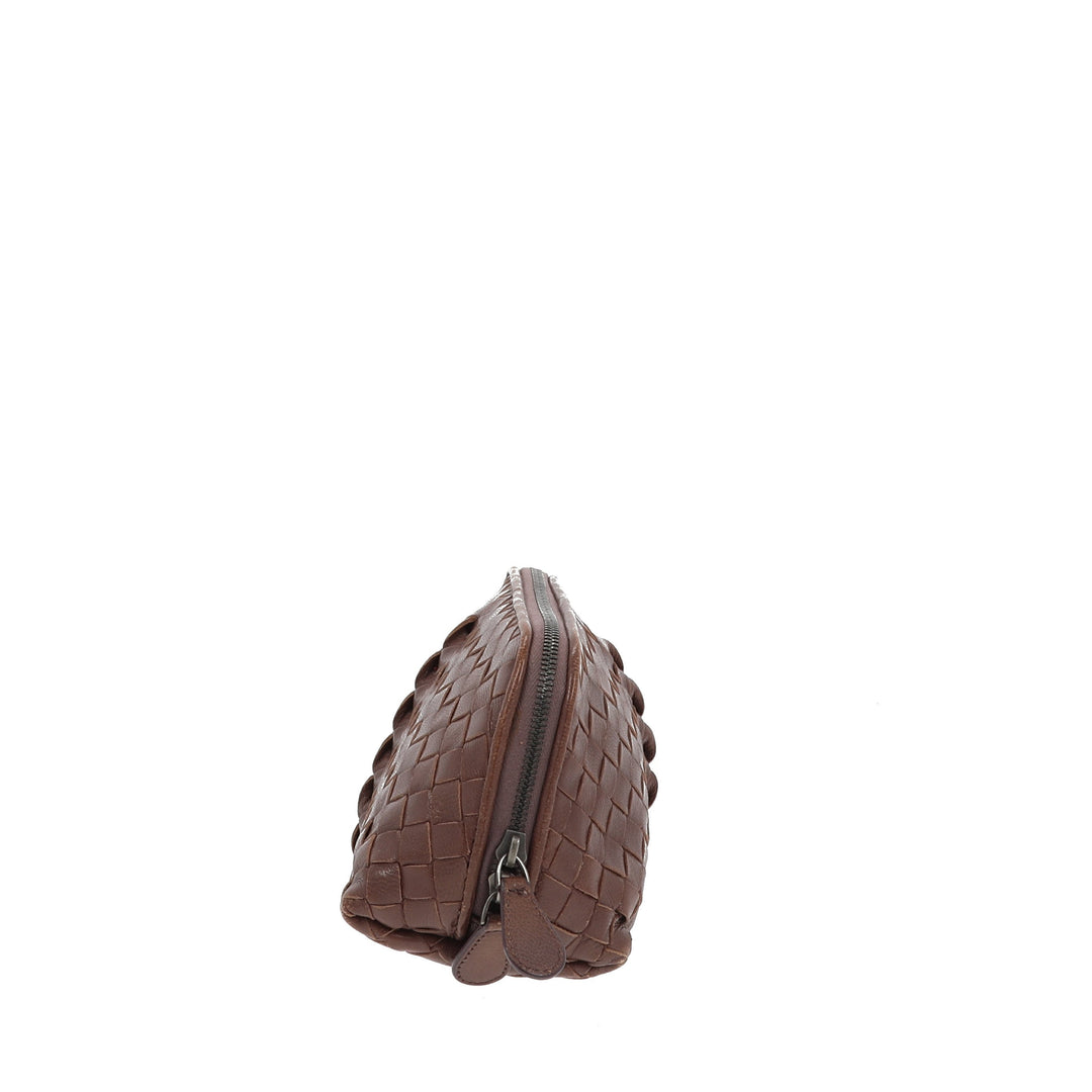 Bottega veneta little pouch in Brown Leather