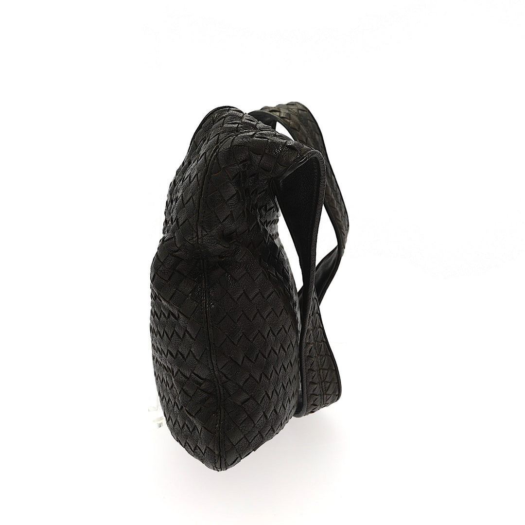 Bottega veneta Crossbody Bag in Black Leather