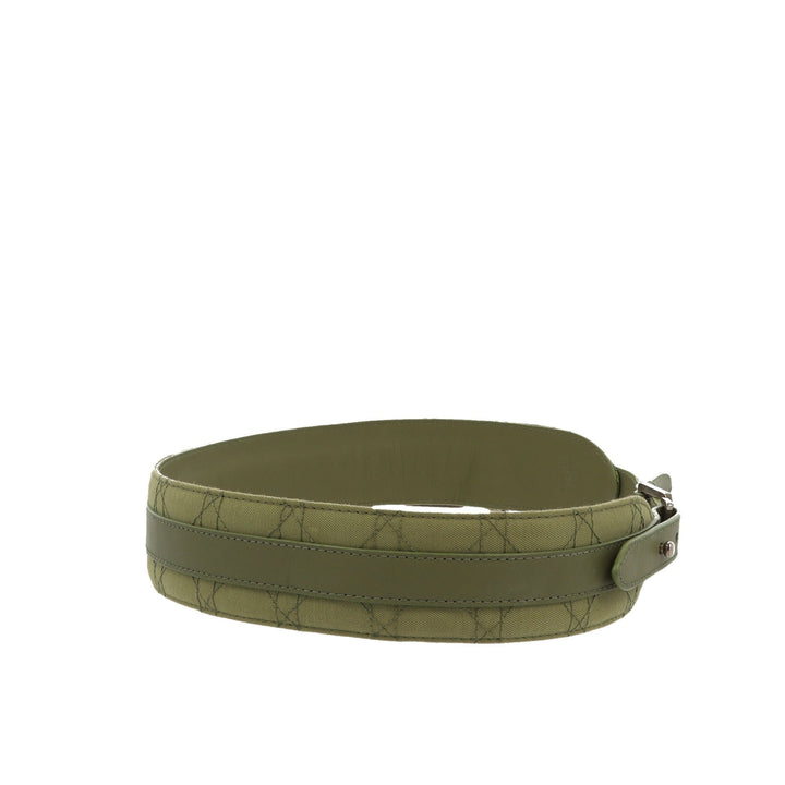 CHRISTIAN Top quality Dior Belt in Green Fabric