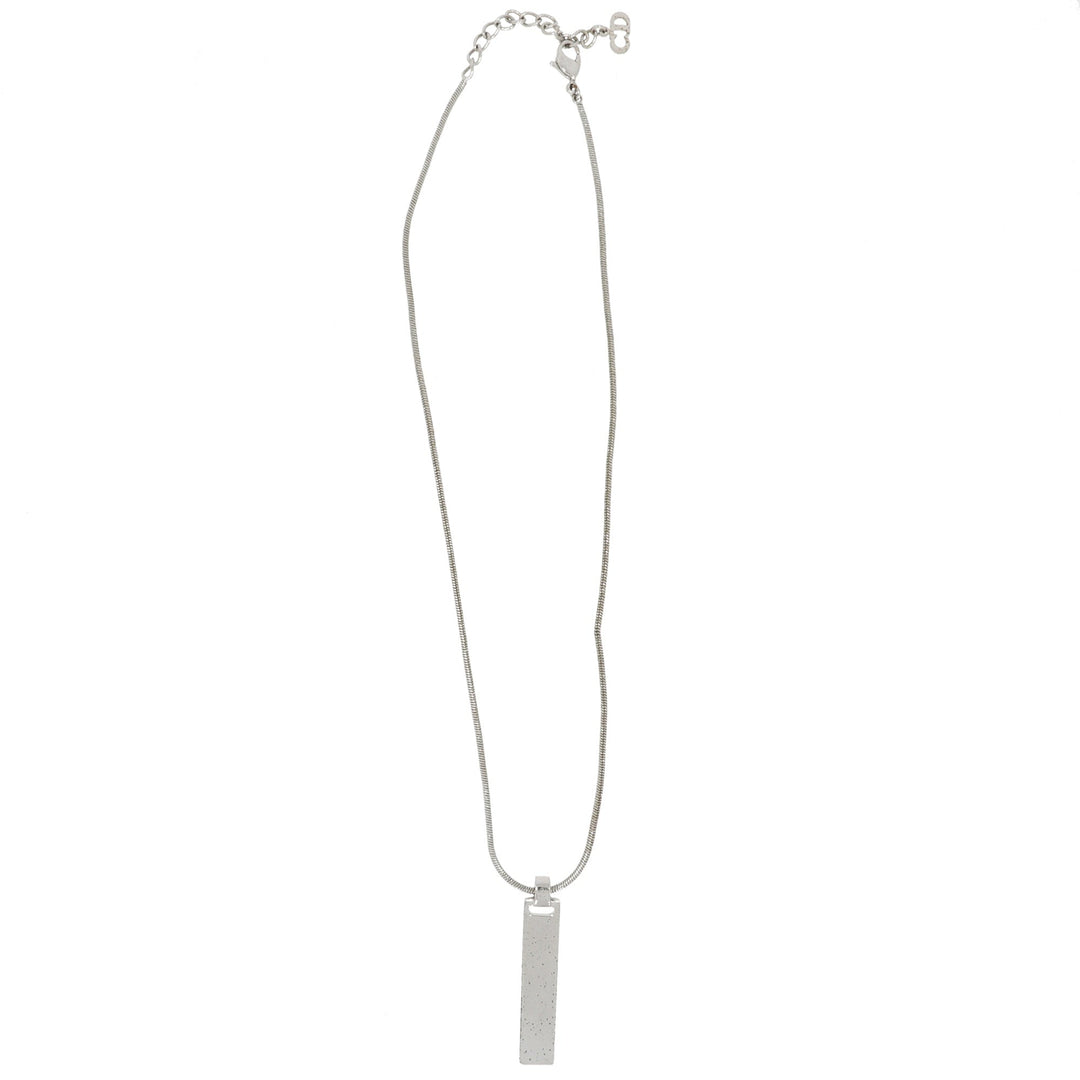 CHRISTIAN Top quality Dior Necklace in Silver Metal