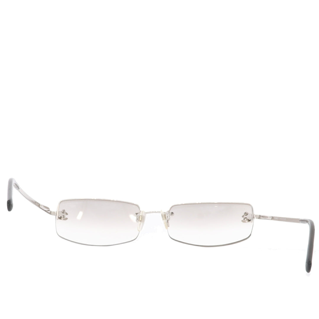 Top Quality Chanel Glasses in Silver Metal