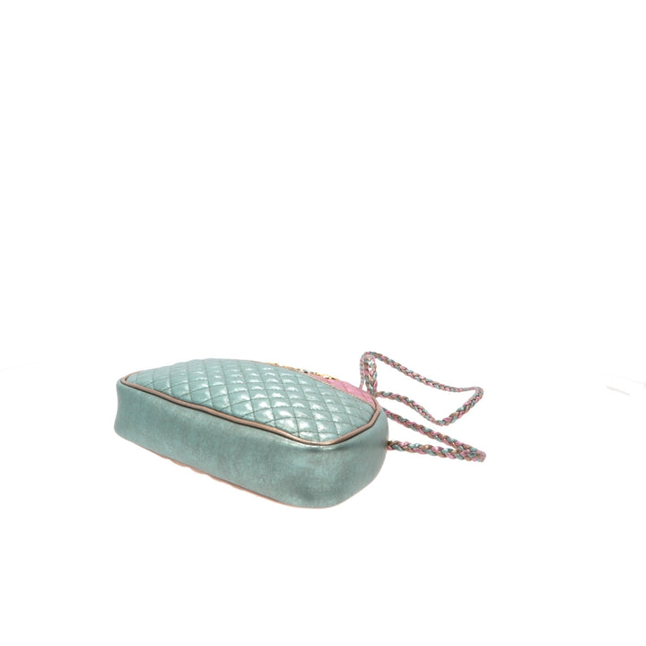 GUCCI Crossbody Bag in Metallic Leather