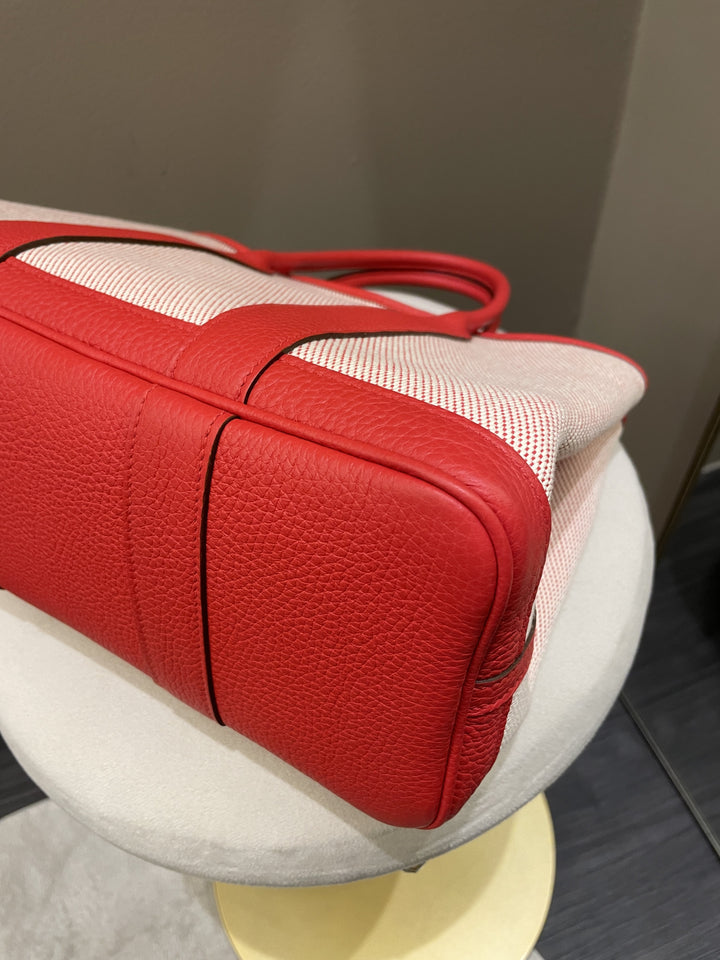 Top quality Hermes Garden Party 30 Rouge Coeur