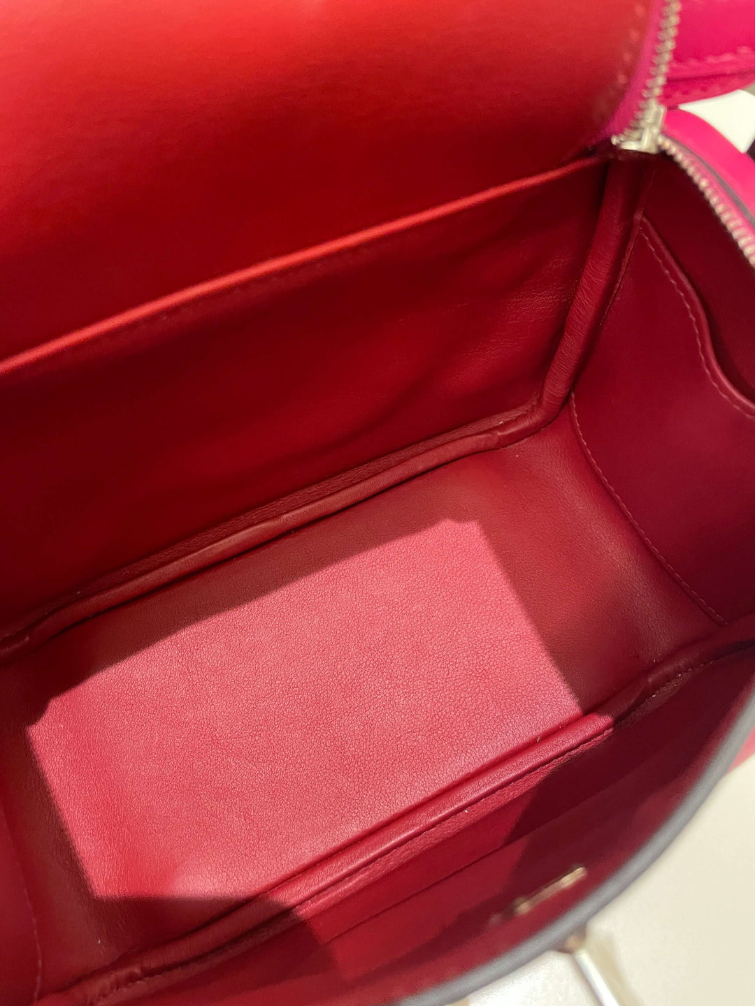 Top quality Hermes Mini Lindy Rose Mexico / Rouge Pigment Swift