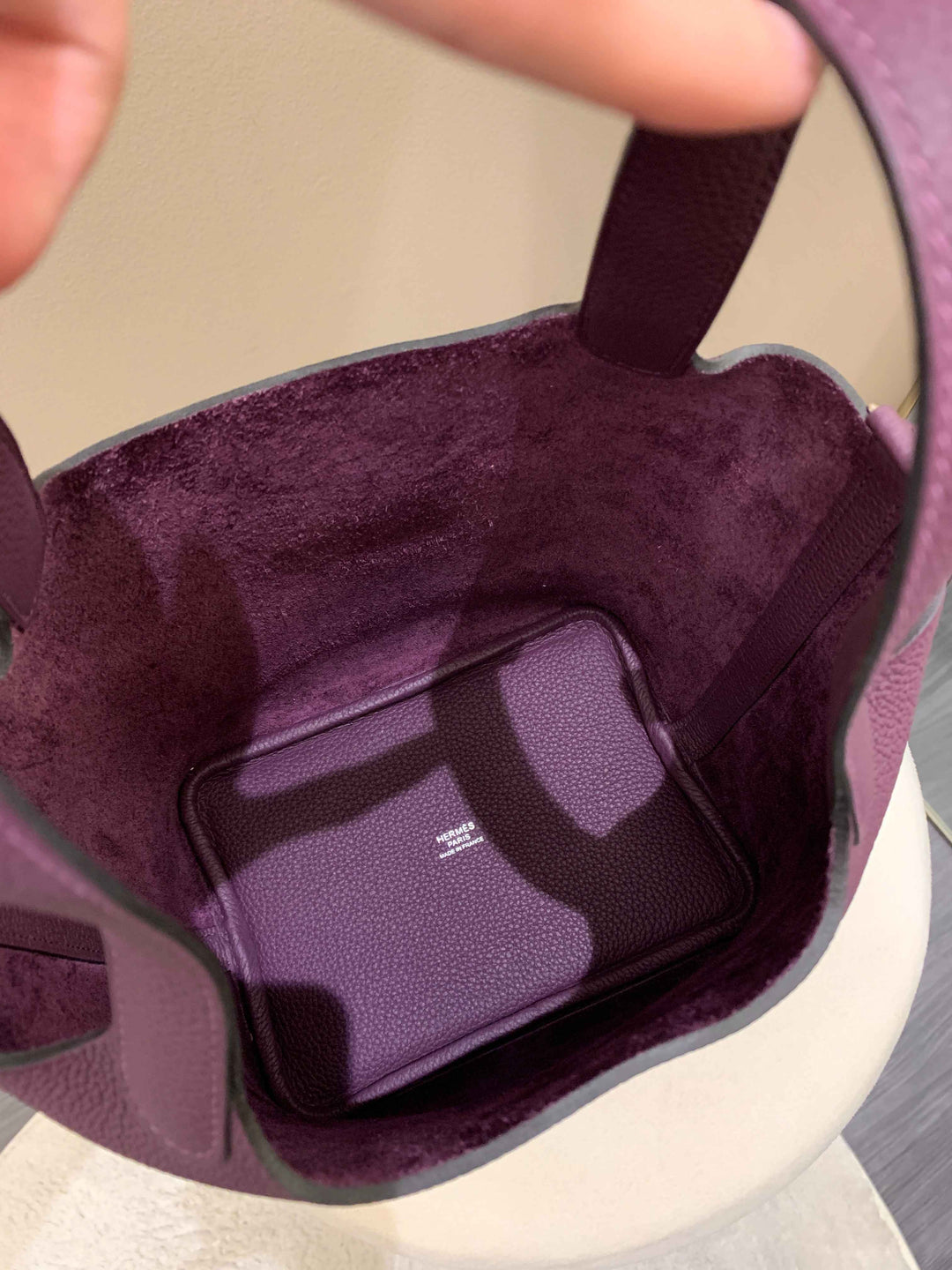 Top quality Hermes Picotin Lock PM 18 Cassis Taurillon Maurice