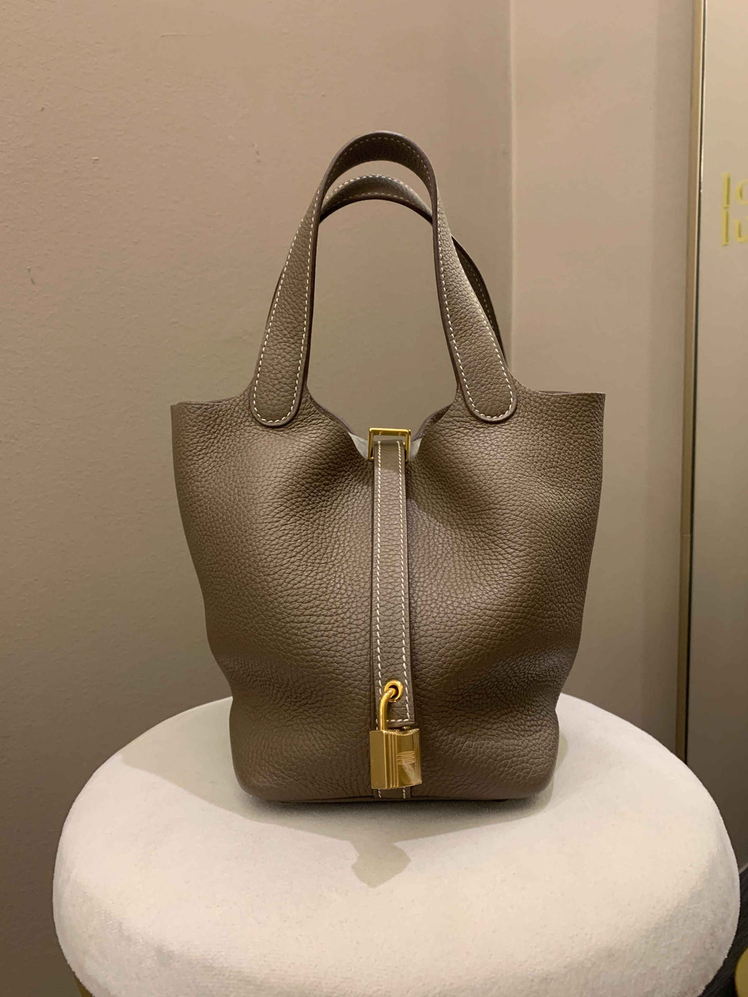 Top quality Hermes Picotin Lock PM 18 Etoupe