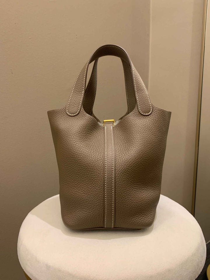 Top quality Hermes Picotin Lock PM 18 Etoupe