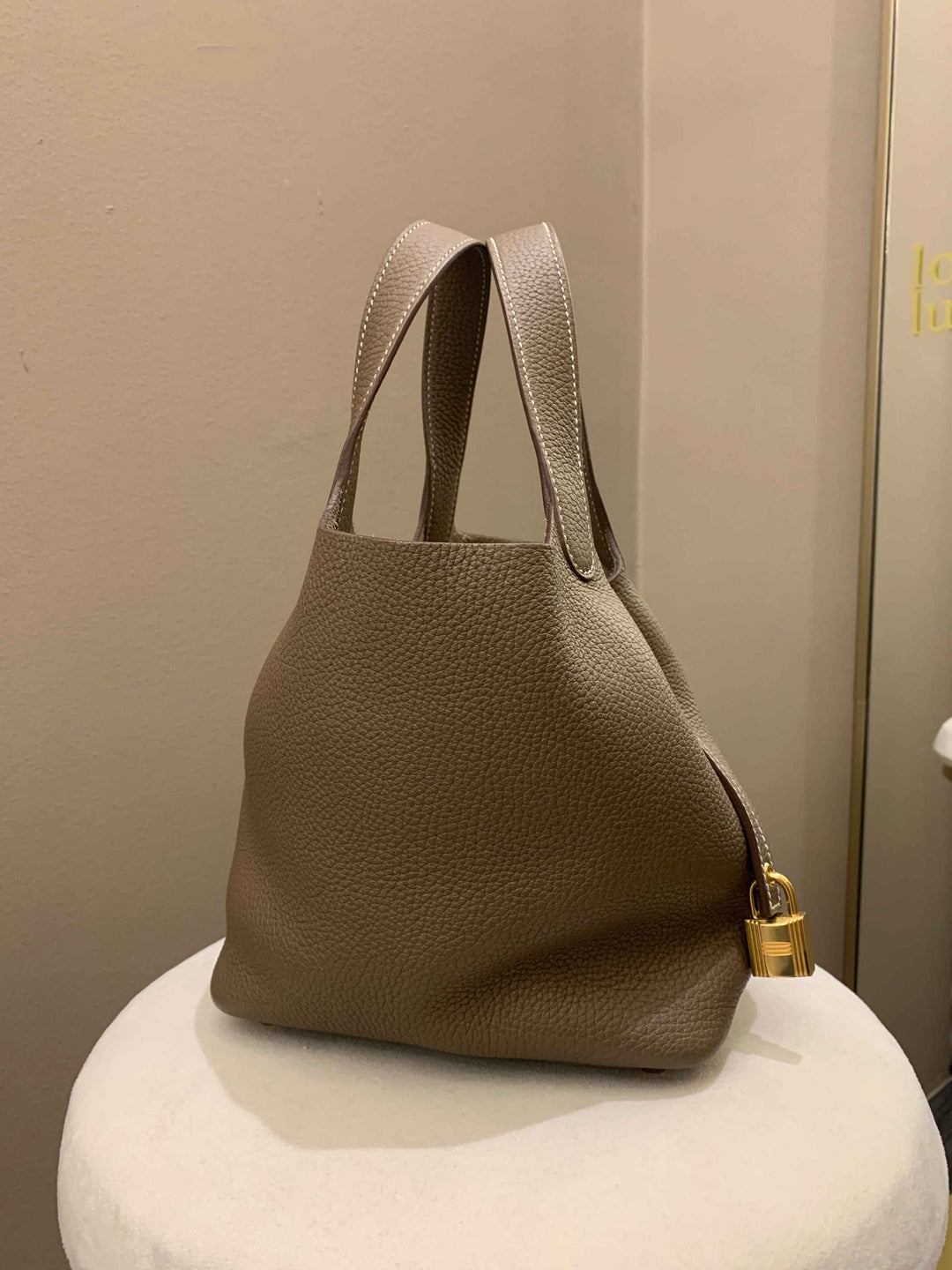 Top quality Hermes Picotin Lock PM 18 Etoupe