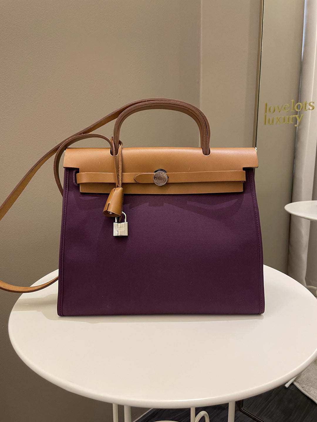 Top quality Hermes Herbag Zip 31 Cassis