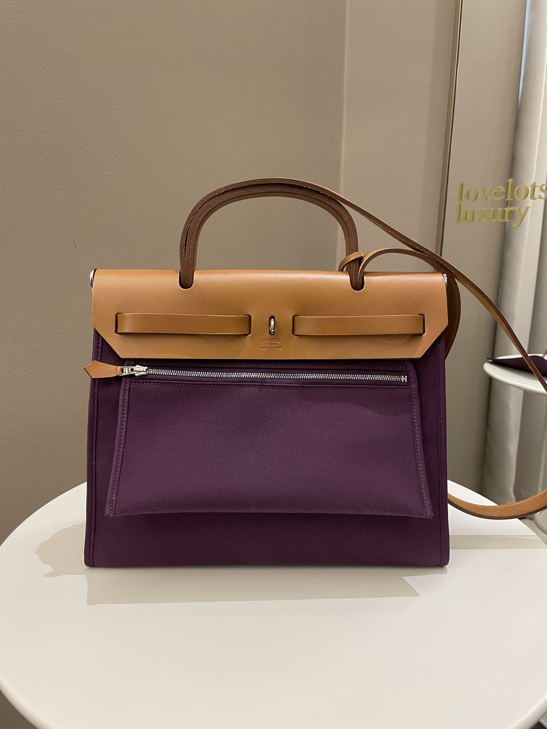Top quality Hermes Herbag Zip 31 Cassis