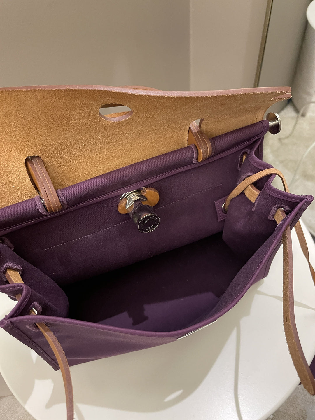Top quality Hermes Herbag Zip 31 Cassis