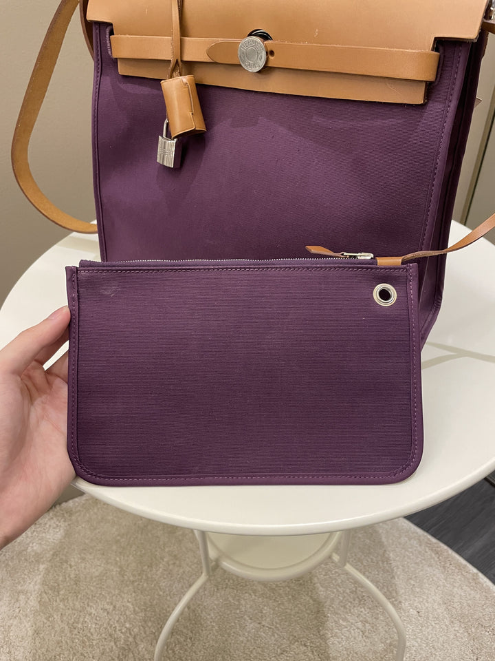 Top quality Hermes Herbag Zip 31 Cassis