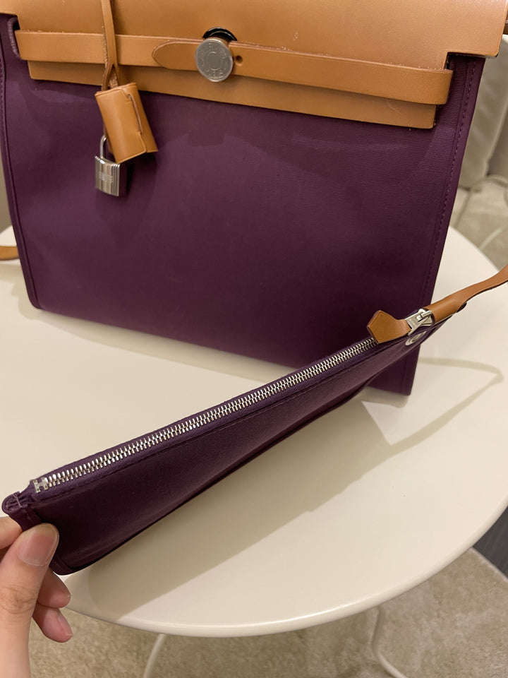 Top quality Hermes Herbag Zip 31 Cassis