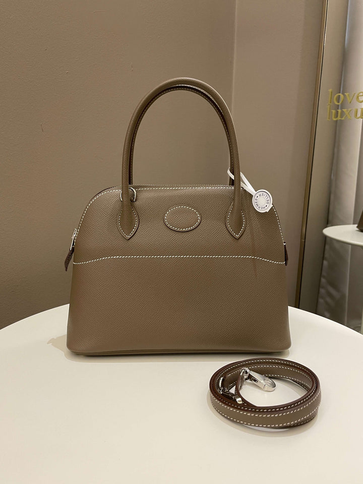 Top quality Hermes Bolide 27 Etoupe Epsom