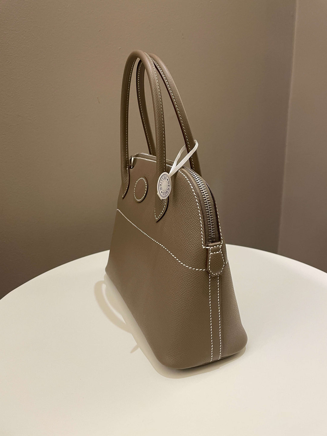 Top quality Hermes Bolide 27 Etoupe Epsom