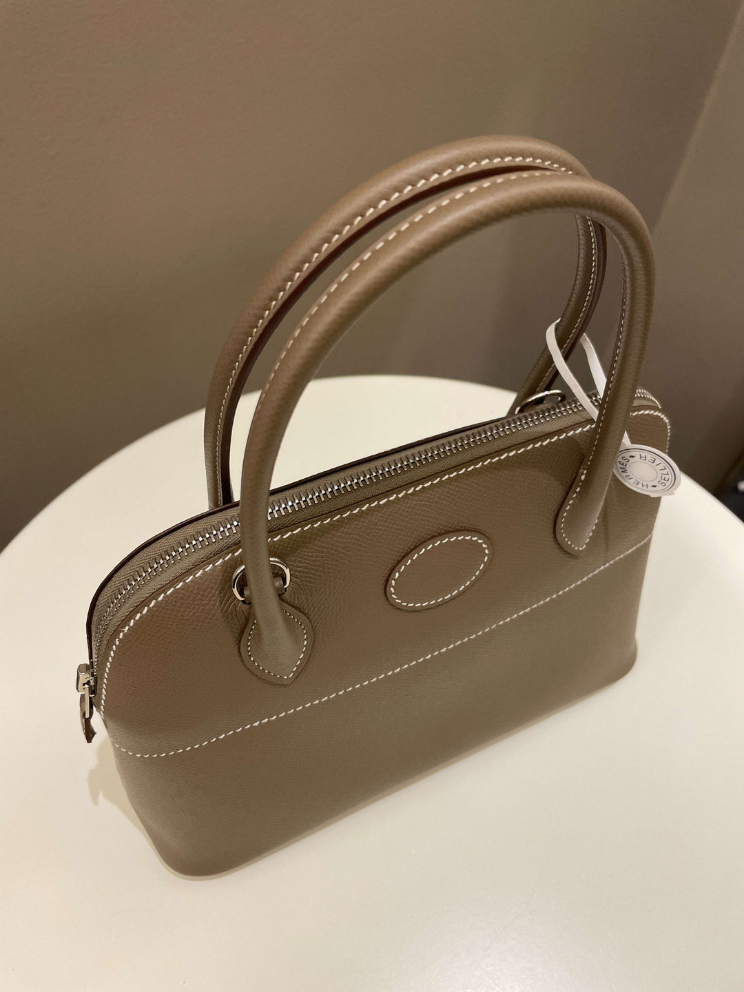 Top quality Hermes Bolide 27 Etoupe Epsom