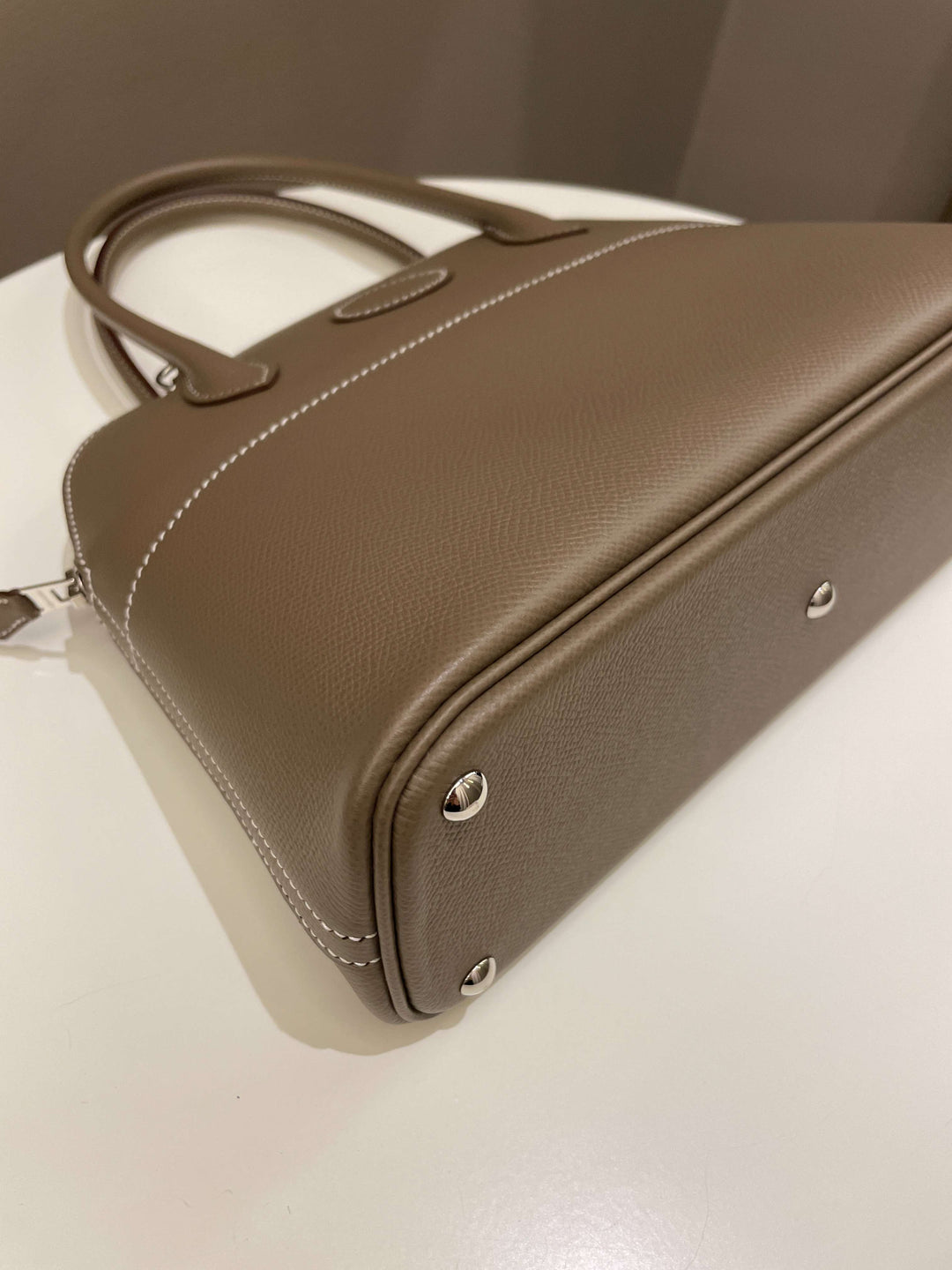 Top quality Hermes Bolide 27 Etoupe Epsom