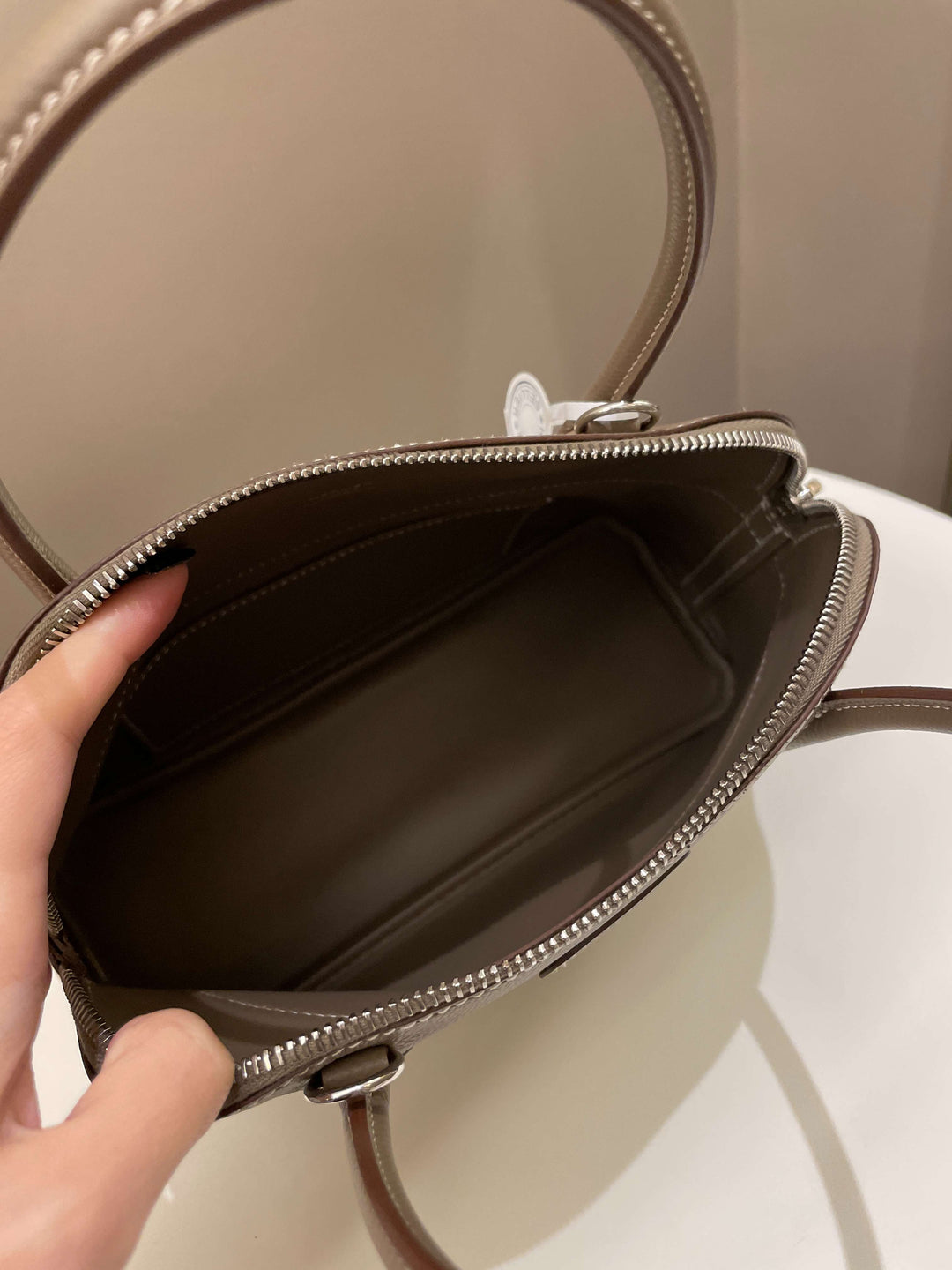 Top quality Hermes Bolide 27 Etoupe Epsom
