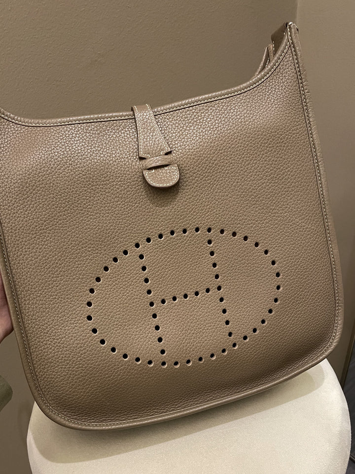 Top quality Hermes Evelyne 29 PM Etoupe Clemence