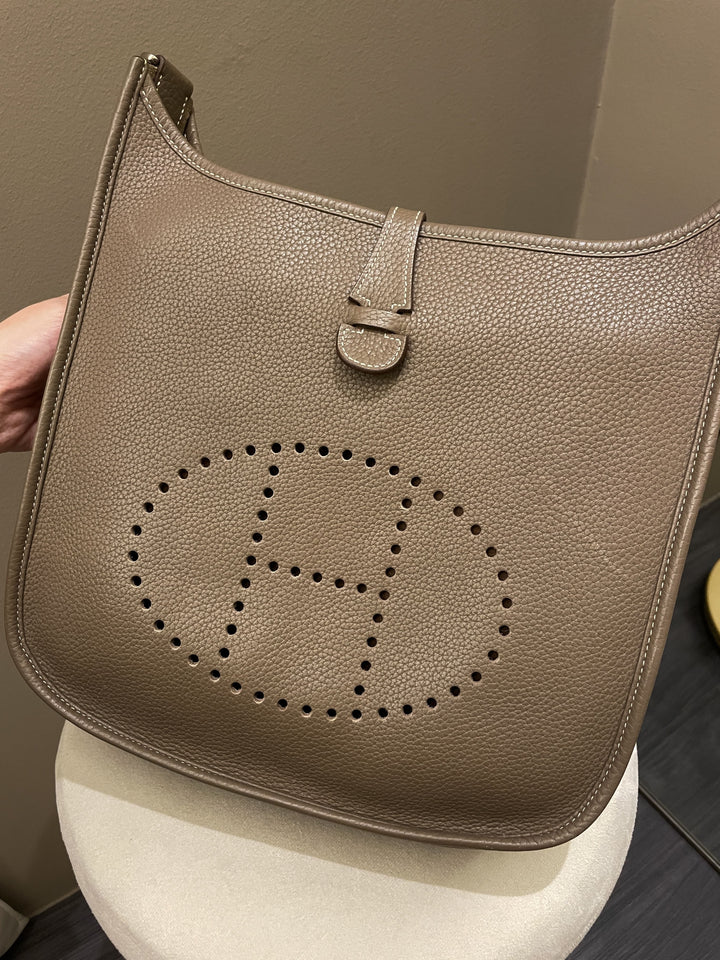 Top quality Hermes Evelyne 29 PM Etoupe Clemence