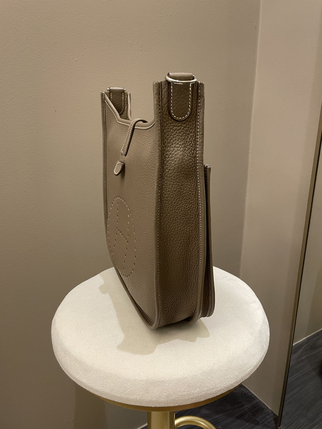 Top quality Hermes Evelyne 29 PM Etoupe Clemence